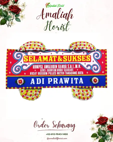 Papan Bunga Ucapan Selamat Gamalama